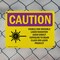 Signmission Radiation & Laser Sign, 10 in H x 14 in W, Plastic, Rectangle OS-2PACK-CR-P-1014-L-10214 - alternate 2